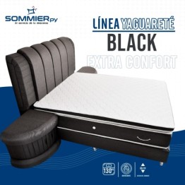 JAGUARETE 1 PILLOW TOP 160X200 JUEGO COMPLETO