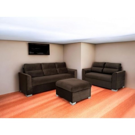 SOFA PIRIBEBUY 3L + 2L + PUFF
Marrón