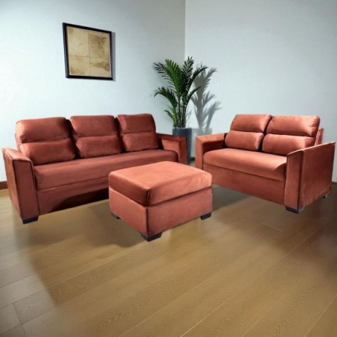 SOFA PIRIBEBUY 3L + 2L + PUFF
Terracota