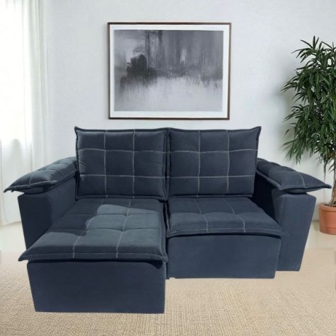 SOFA RETRACTIL BOQUERON  2l.
Negro