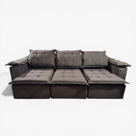 SOFA RETRACTIL BOQUERON  3l.
Marrón