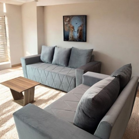 SOFA CONCEPCIÓN 3L.+ 2L. Gris