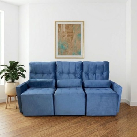 SOFA RETRACTIL AYOLAS Azul