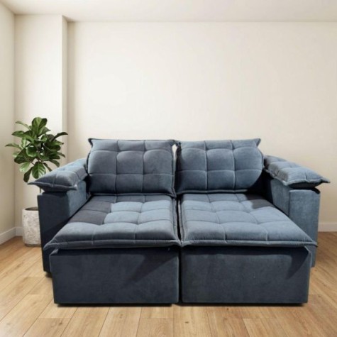 SOFA RETRACTIL BOQUERON  2l.
Gris