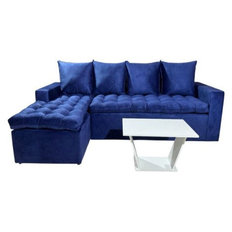 SOFA ATYRA 3L. + CHAISE Azul