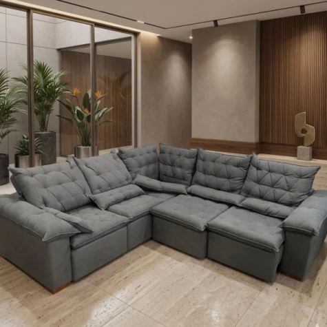 SOFA ANGELA  3L ( ASIENTO RETRACTIL)