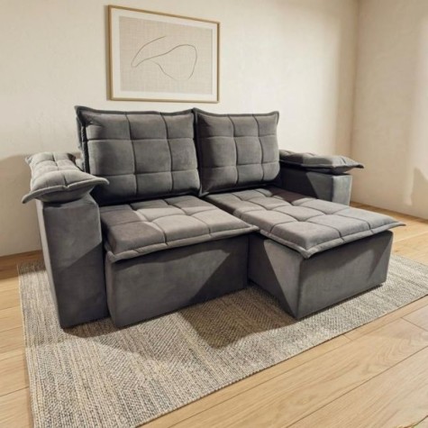SOFA RETRACTIL BOQUERON  2l.
Marrón