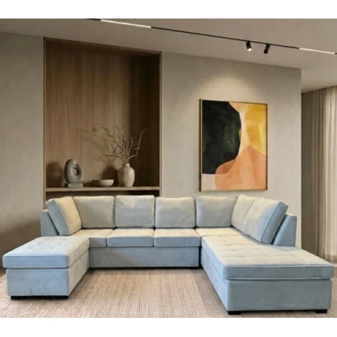 SOFA ESQUINERO BERNA C/PUFF