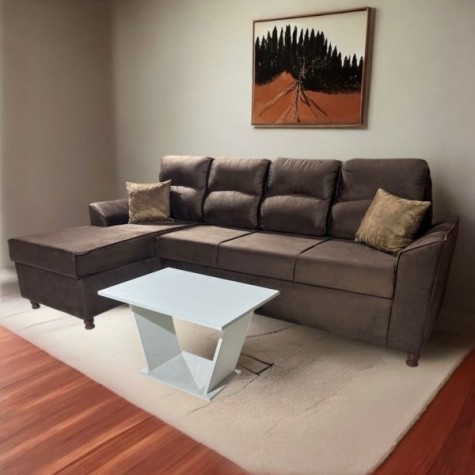 SOFA NEW SAN LORENZO 3L + CHAISE  Marrón