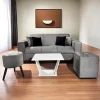 SOFA SAN JUAN 3L. + 2 PUFF
Gris