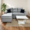 SOFA NEW SAN LORENZO 2L + CHAISE  Gris