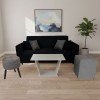 SOFA SAN JUAN 3L. + 2 PUFF
Negro