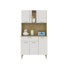 KIT DE COCINA KYRA6 PUERTAS.Freijo/ Supremo