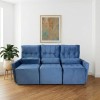SOFA RETRACTIL AYOLAS Azul
