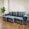 SOFA RETRACTIL BOQUERON  3l.
Gris