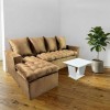 SOFA ATYRA 3L.+ CHAISE  Beige