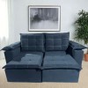 SOFA RETRACTIL BOQUERON  2l.
Negro