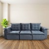 SOFA RETRACTIL BOQUERON  3l.
Gris