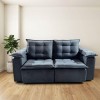 SOFA RETRACTIL BOQUERON  2l.
Gris