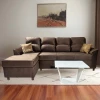 SOFA NEW SAN LORENZO 3L + CHAISE  Marrón