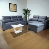 SOFA PIRIBEBUY 3L + 2L + PUFF Gris